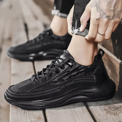 Drako® Blokes' Croc Skin Trainers
